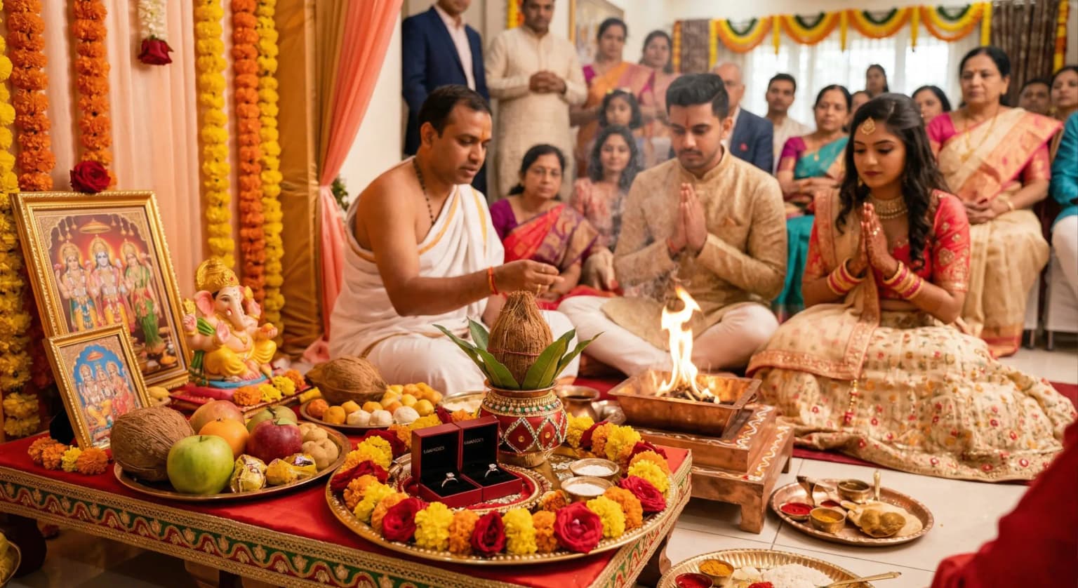 Engagement Puja