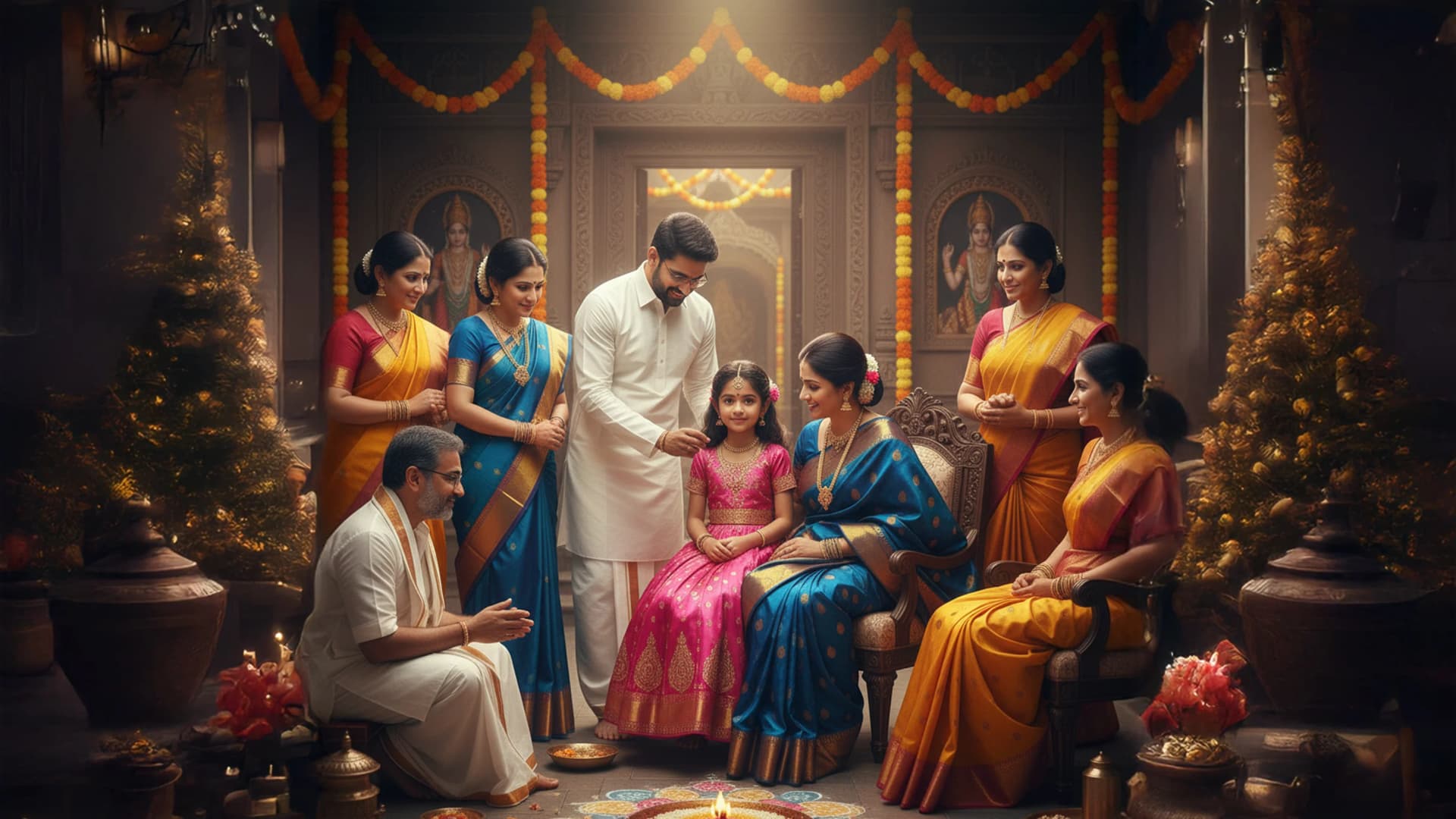 Karnavedha Sanskar (Ear Piercing Ceremony)