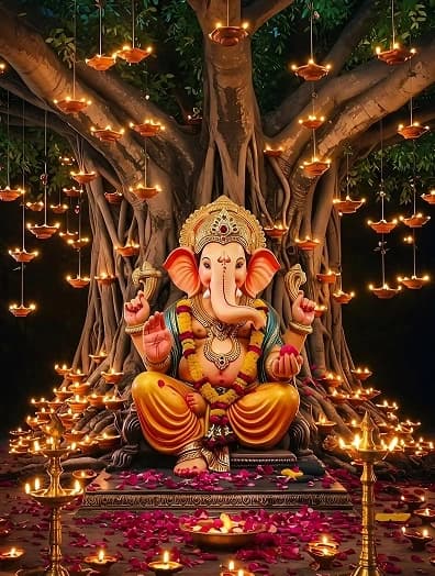 Ganesh Mahotsav Puja banner