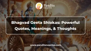 Bhagavad Geeta Shlokas Powerful Quotes, Meanings, & Thoughts